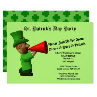 St Patrick's Day Party Potluck Announcement Invite