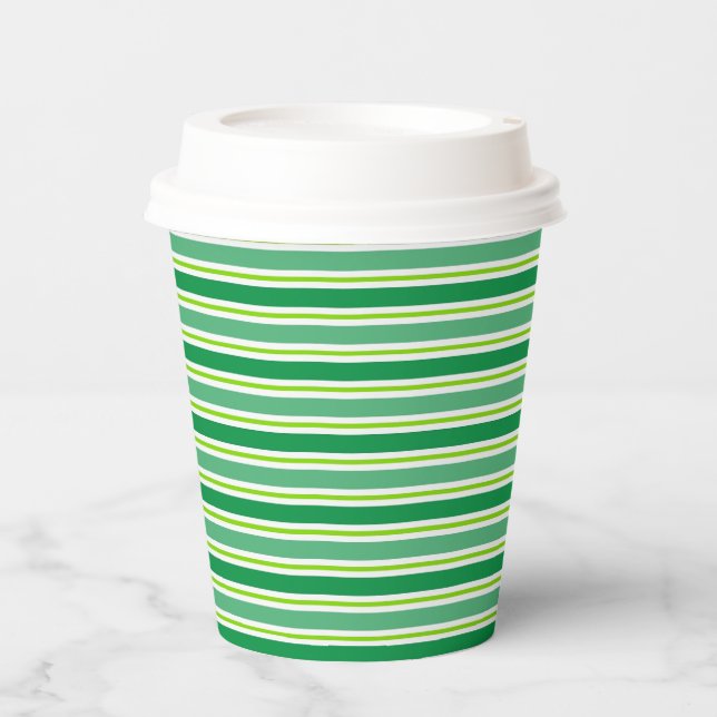 St. Patrick's Day Patern Paper Cups (Front)