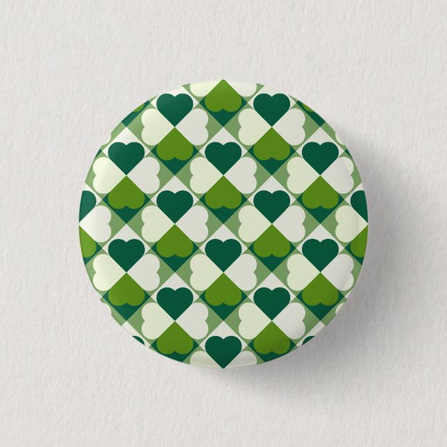 St. Patrick's Day Pattern Button (Front)