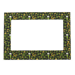 St. Patrick's Day Pattern Magnetic Frame