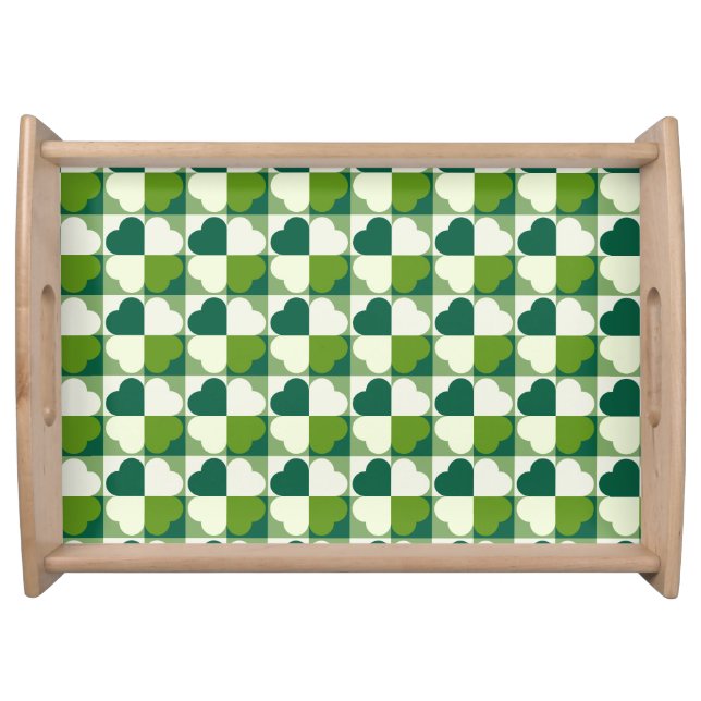 St. Patrick's Day Pattern Serving Tray (Front)