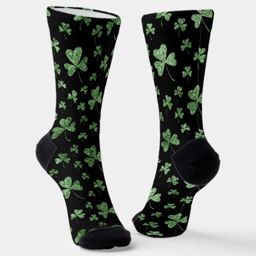 St Patricks Day Pattern Socks