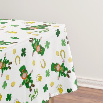 St Patricks Day Pattern Tablecloth by Moma_Art_Shop at Zazzle
