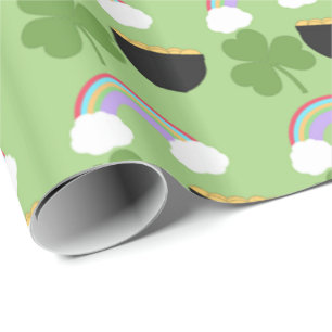 St. Patrick's Day Pattern Wrapping Paper