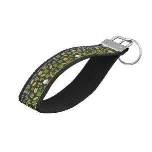St. Patrick's Day Pattern Wrist Keychain