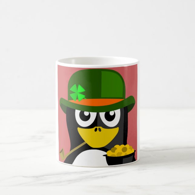 "ST. PATRICK'S DAY" PENGUIN COFFEE MUG (Center)