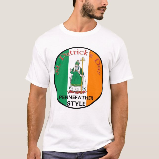 St. Patrick's Day - Pennefather Style T-Shirt (Front)