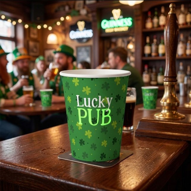 St. Patrick's Day Personalized Paper Cups (Creator Uploaded)