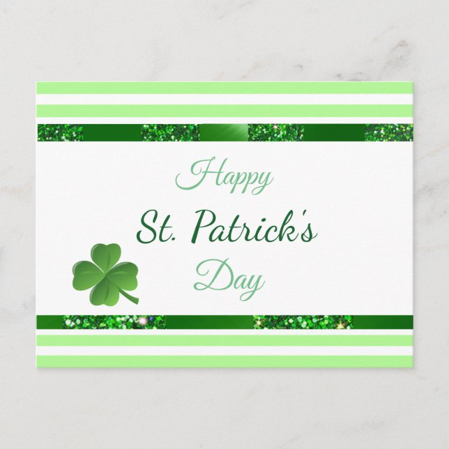 St Patrick's Day Personalized Post card (Front)