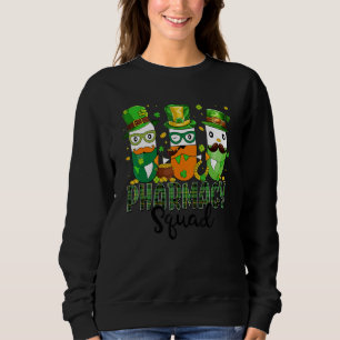 St Patrick's Day Pharmacy Squad Matching Pharmacis Sweatshirt