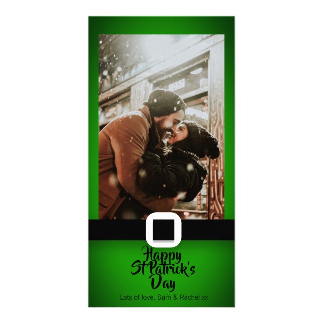 St Patrick's Day Photo Card (Front)