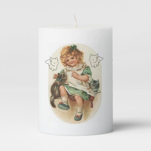 St Patricks Day Pilar Candle