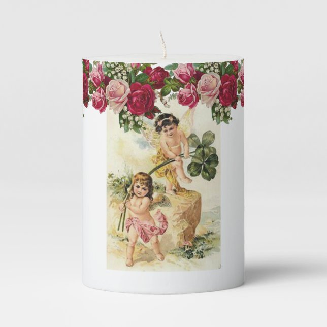 St. Patrick's Day Pilar Candle (Front)