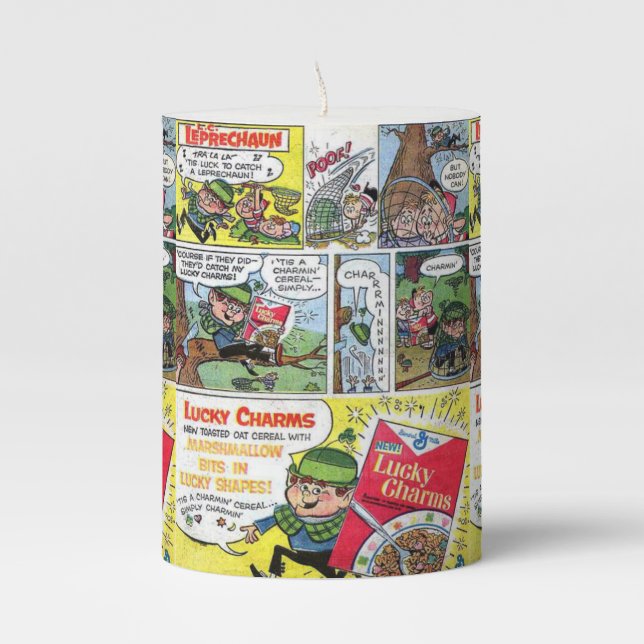 St. Patrick's Day Pilar Candle (Front)