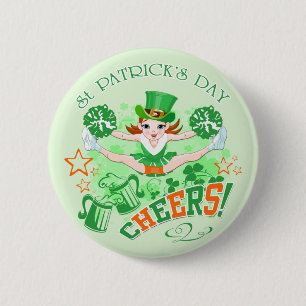 St Patrick's Day Pinback Button