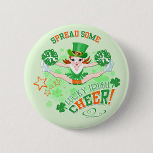 St Patrick's Day Pinback Button