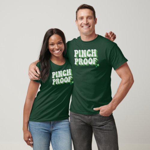 St Patricks Day Pinch Proof Funny Green Irish   T_Shirt