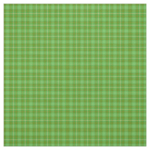 St. Patrick's Day Plaid Fabric