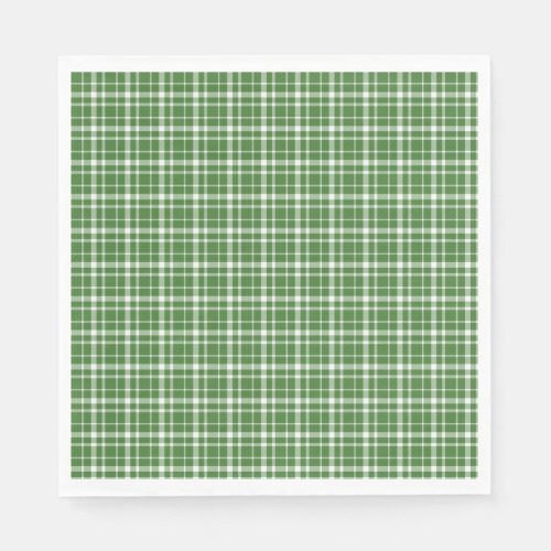 St Patricks Day Plaid Napkins