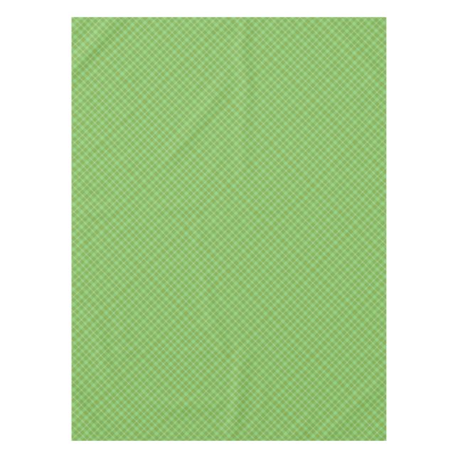 St. Patrick's Day Plaid Tablecloth (Front)