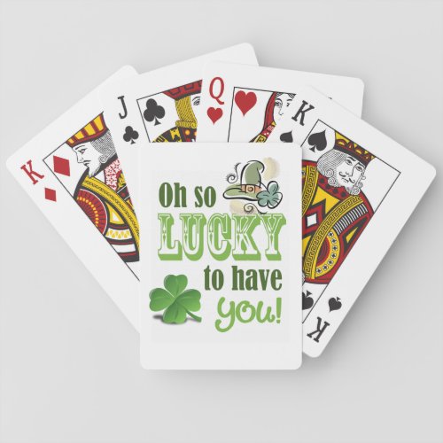 St Patricks  Day Playing Card Deck