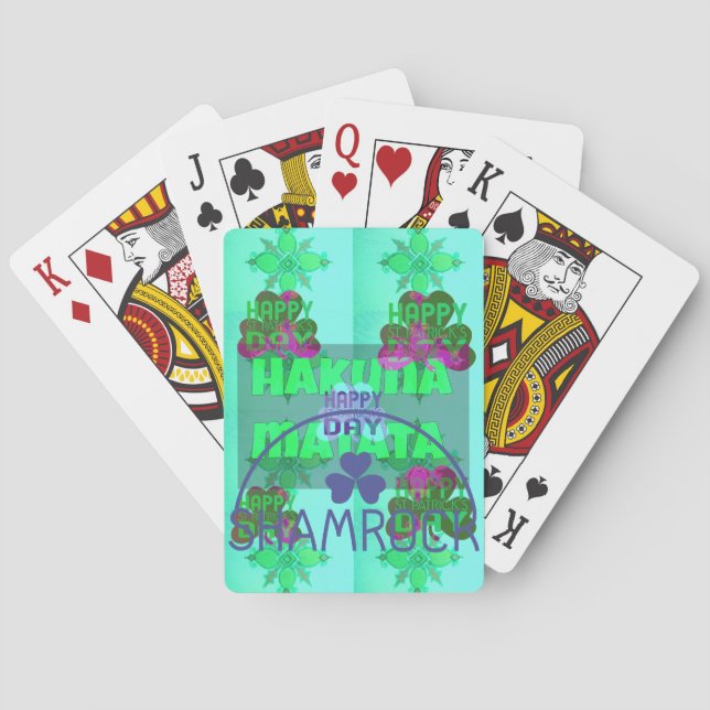 St. Patrick's day Poker Cards (Back)
