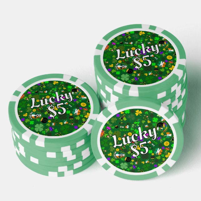 St. Patrick's Day Poker Game Good Lucky Charms  Chips (Stack)