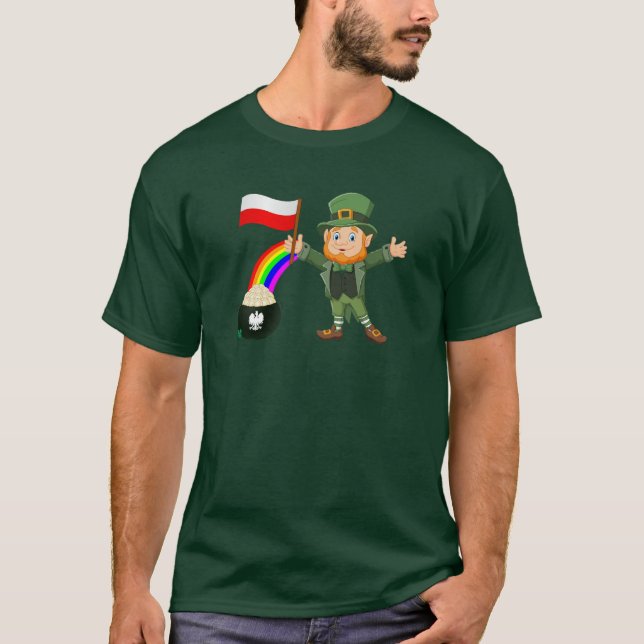 St. Patricks Day Polish T-Shirt (Front)