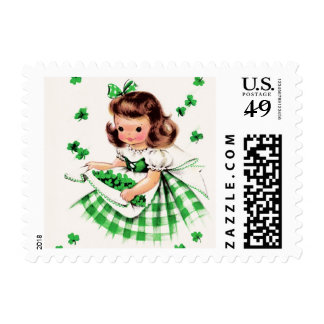 St. Patrick's Day Postage Stamps