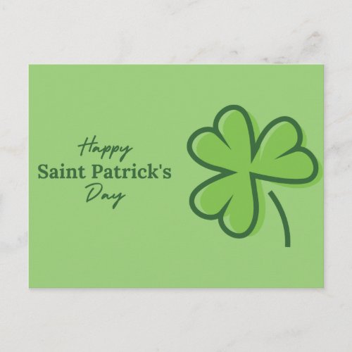 St Patricks Day Postcard