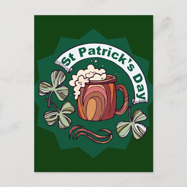 St. Patrick's Day Postcard (Front)