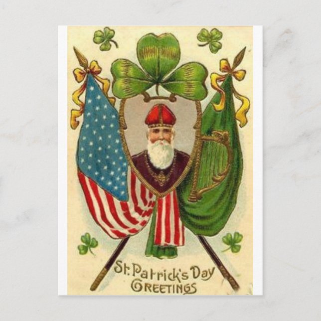 St. Patrick's Day Postcard (Front)