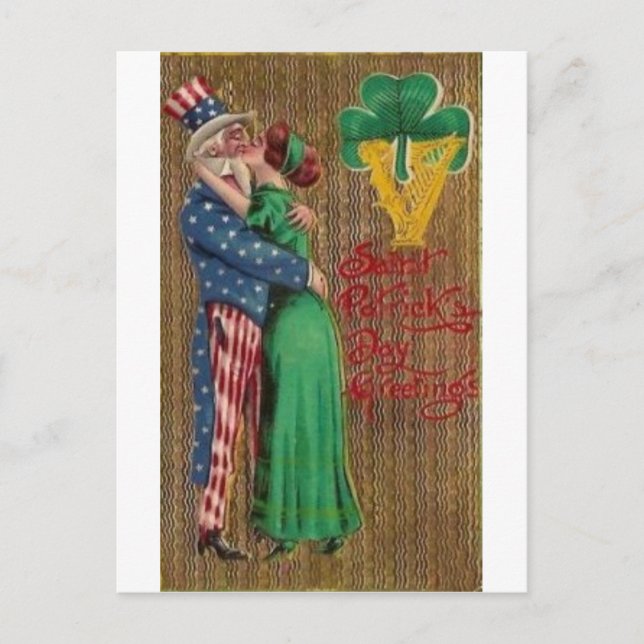 St. Patrick's Day Postcard (Front)