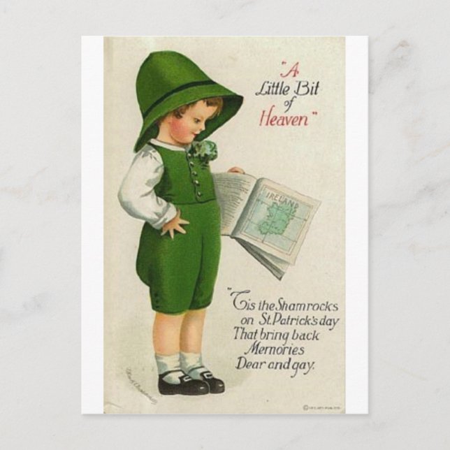 St. Patrick's Day Postcard (Front)