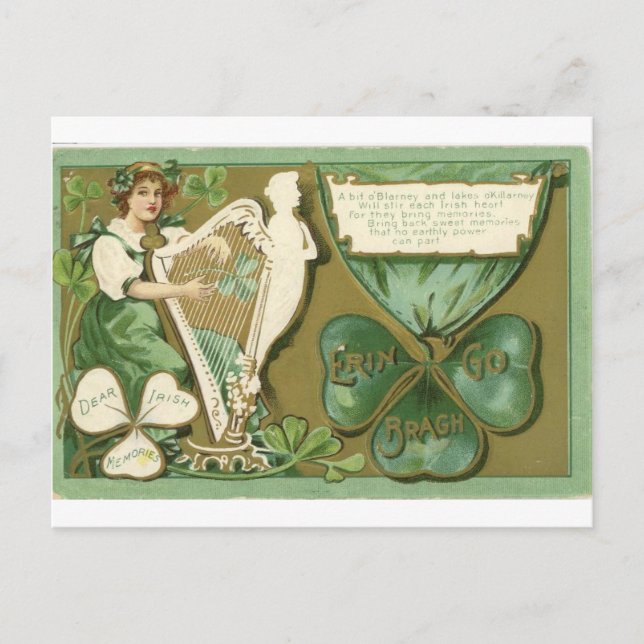 St. Patrick's Day Postcard (Front)