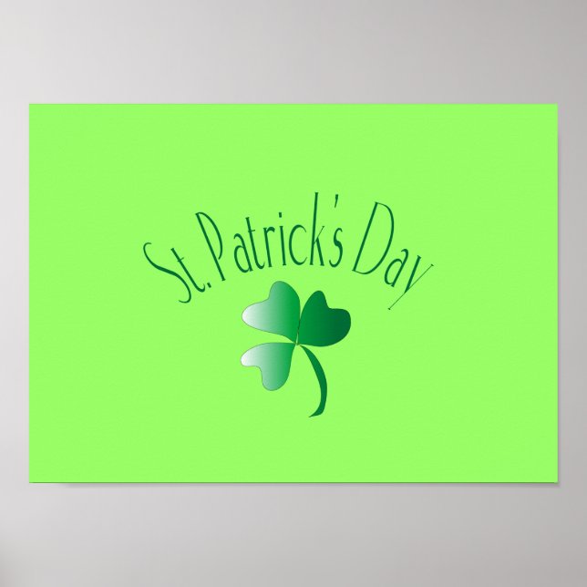 St. Patrick's Day Poster (Front)
