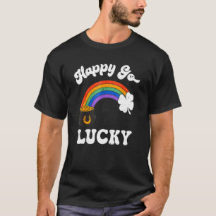 St Patrick's Day Pot Of Leprechaun Gold Rainbow Ha T-Shirt