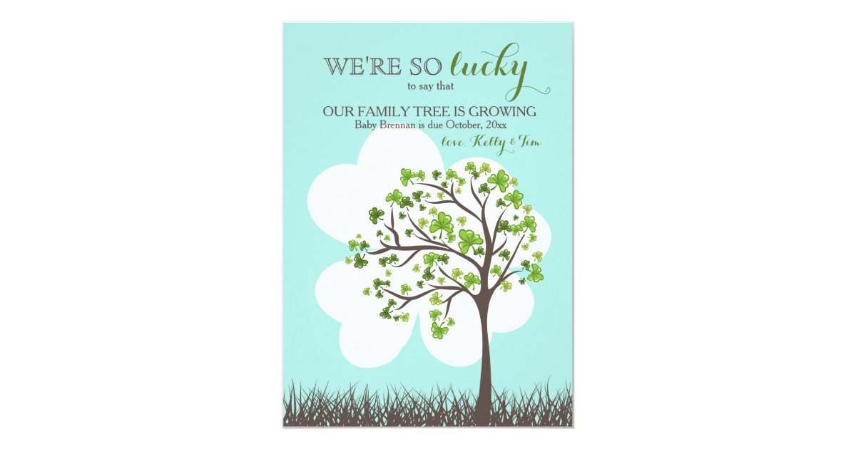 St. Patrick's Day Pregnancy Announcement | Zazzle.com