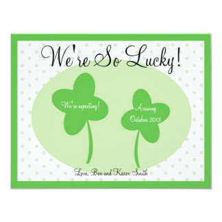 St Patricks Day Pregnancy Announcement / Lucky
