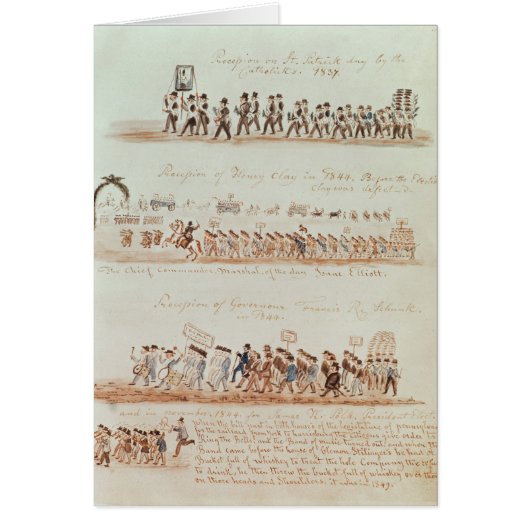 St. Patrick's Day procession Cards (Front)