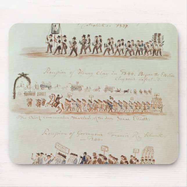 St. Patrick's Day procession Mouse Pad (Front)