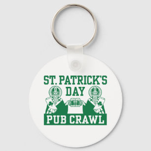 St. Patrick's Day Pub Crawl Keychain