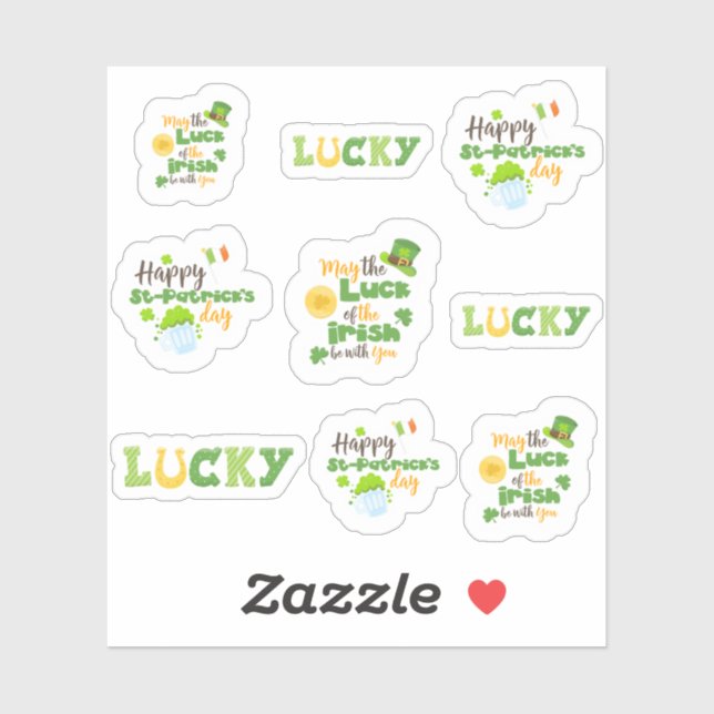 St. Patrick's Day Quotes Sticker (Sheet)