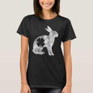 St Patrick's Day Rabbit Bunny Irish Green Shamrock T-Shirt