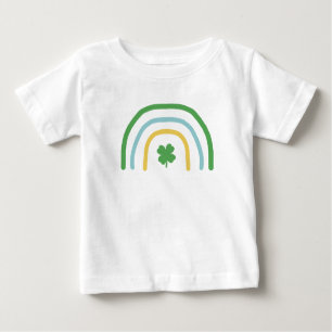St Patricks Day Rainbow Irish Clover Kids T-Shirt