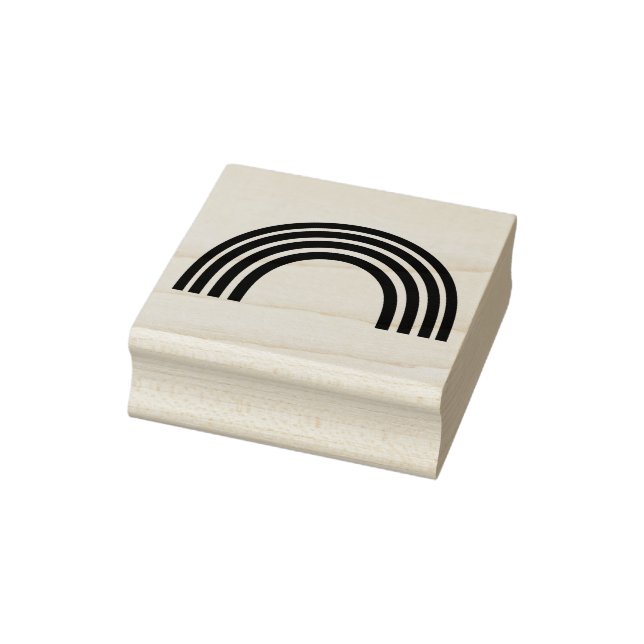 St Patrick's Day rainbow stamp (Stamp)