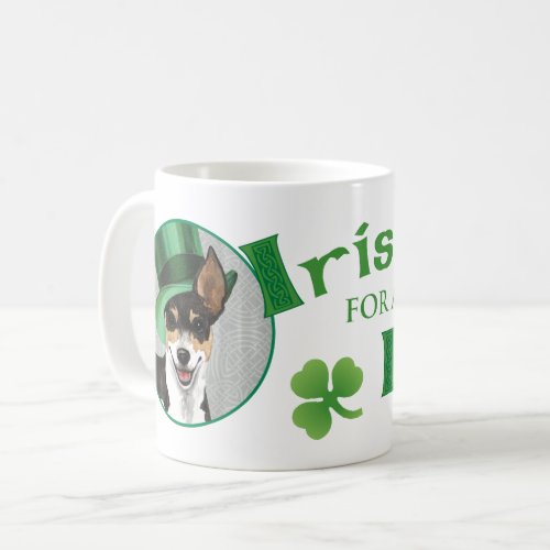 St Patricks Day Rat Terrier Coffee Mug