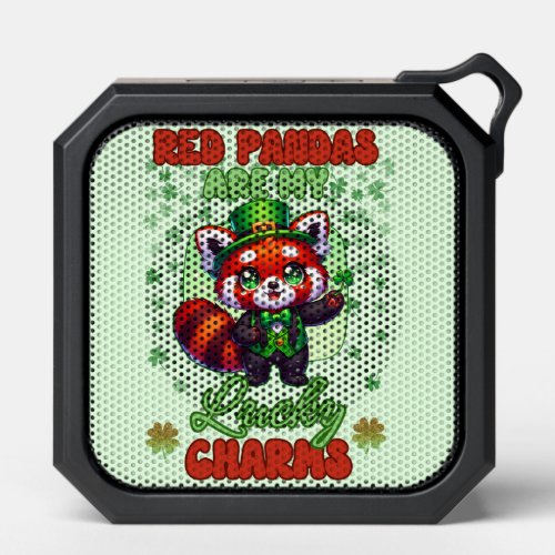 St Patricks Day Red Pandas is my Lucky Charms Bluetooth Speaker