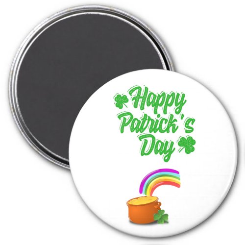 St Patricks Day Round Magnet