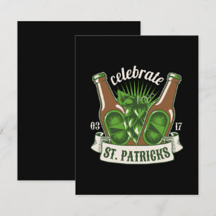 St patricks day RSVP card